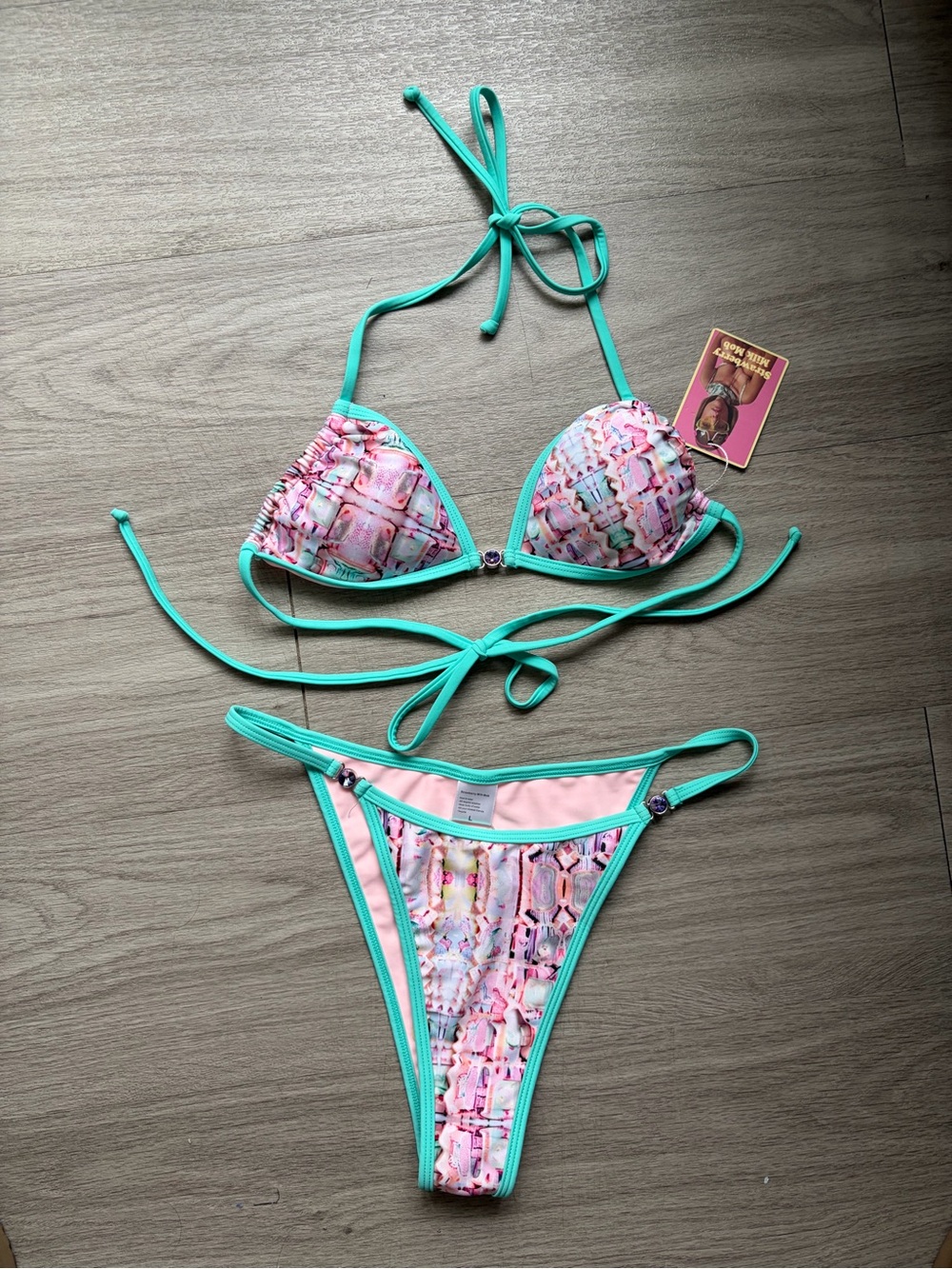 Strawberry Milk Mob Space Cadet Bikini Set
